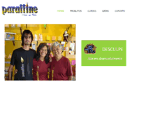Tablet Screenshot of paraffine.com.br